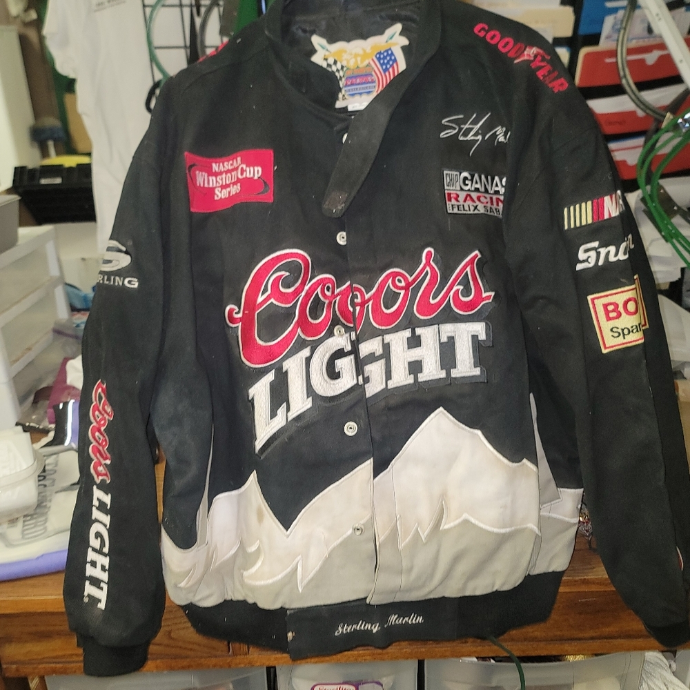 Rare Winston Sterling Martin 40 Nascar racing jacket